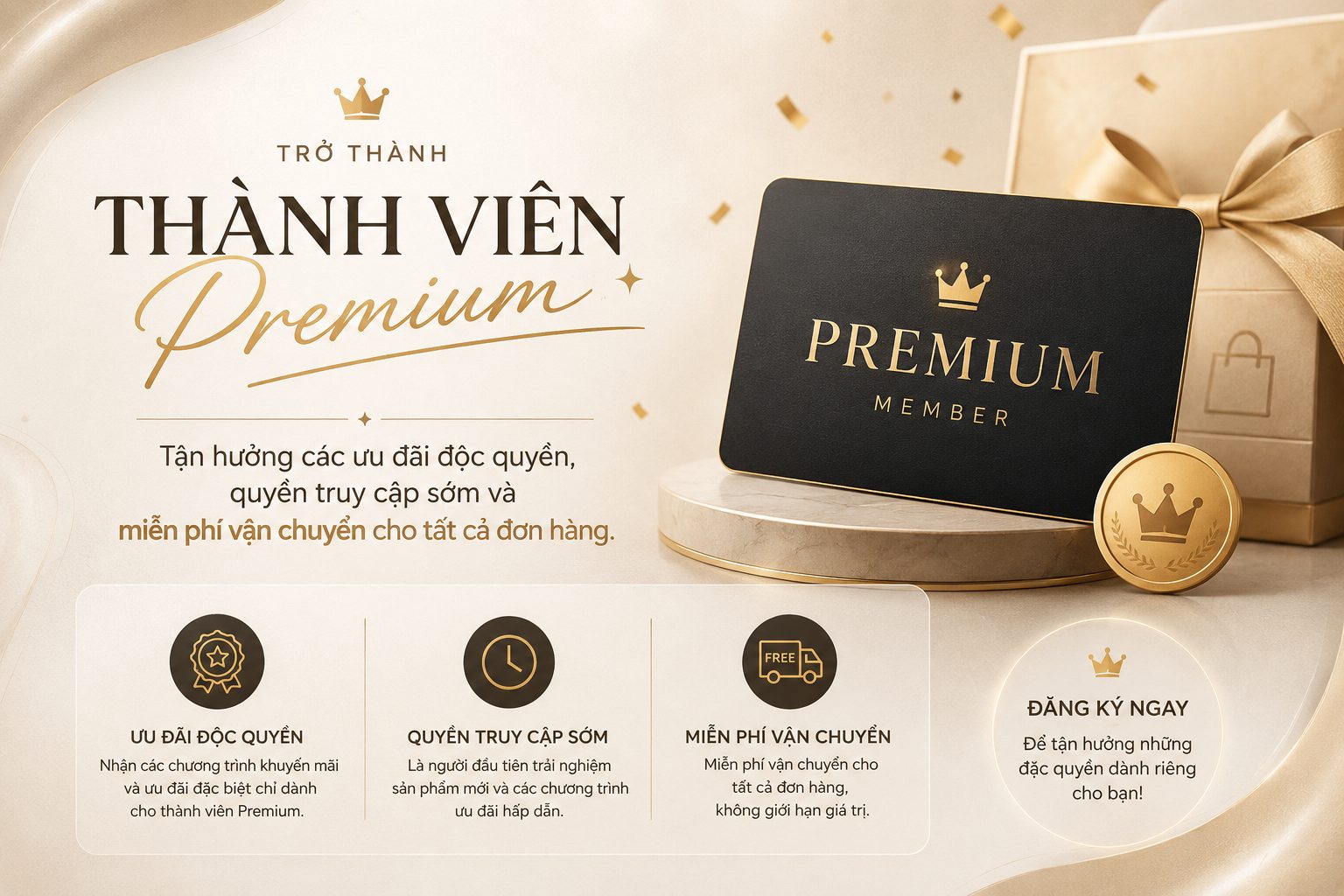 Trở thành thành viên Premium